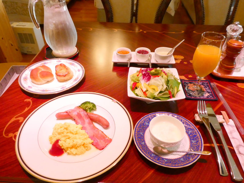 オーベルジュ ミヨー 朝食編 お部屋でいただく洋風朝ごはん 伊豆高原温泉 すきなものたち